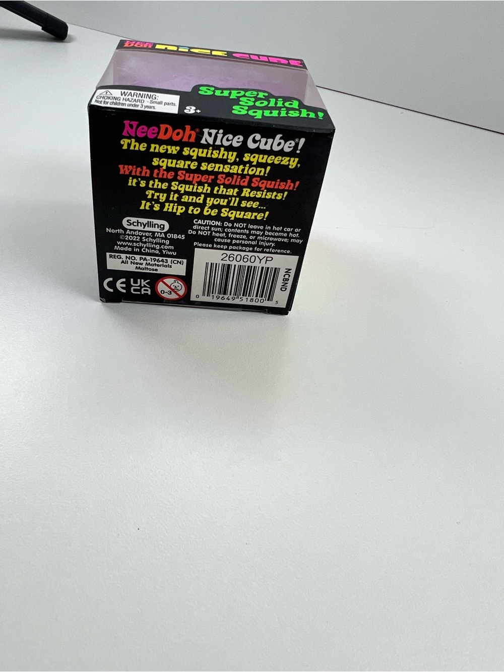 NIB Schylling NeeDoh Nice Cube Hard to Find Squish Sensory Fidget Toy pink - Picture 5 of 5